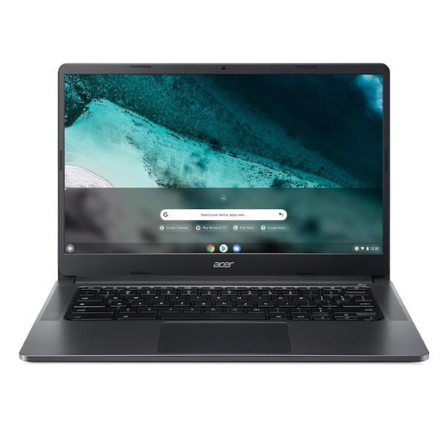 Acer Chromebook 314 C934T - Intel Celeron - N4500 / fino a 2.8 GHz - Chrome OS - UHD Graphics - 8 GB RAM - 128 GB eMMC - 14" IPS touchscreen 1920 x 1080 (Full HD) - 802.11a/b/g/n/ac/ax - titanium gray - tast: italiana